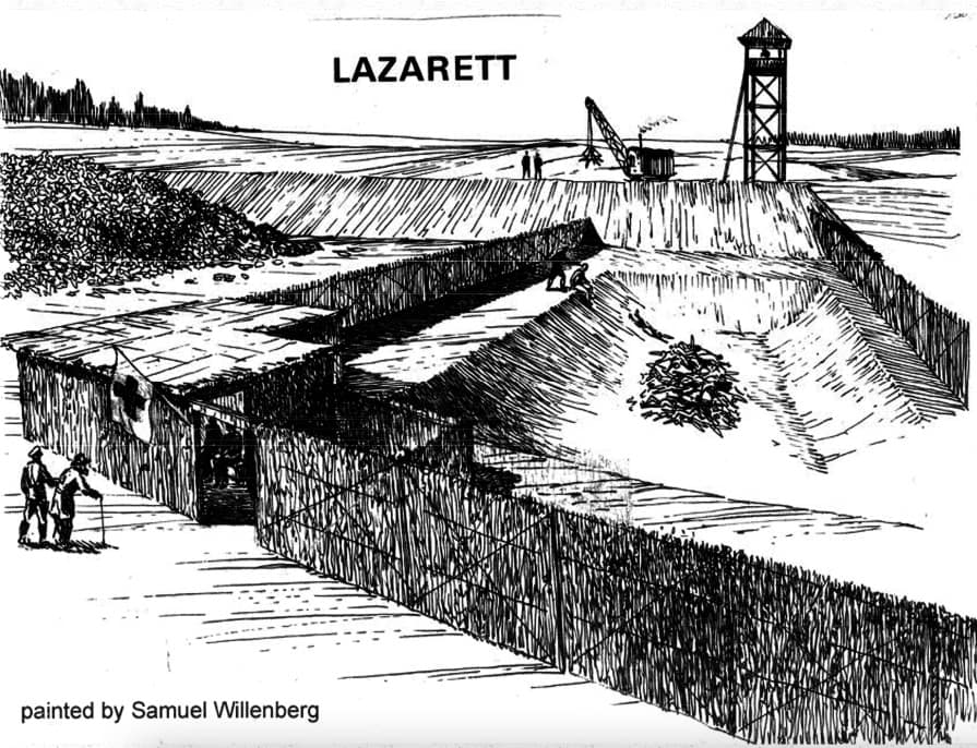 017 Zeichnung Willenberg „Lazarett“